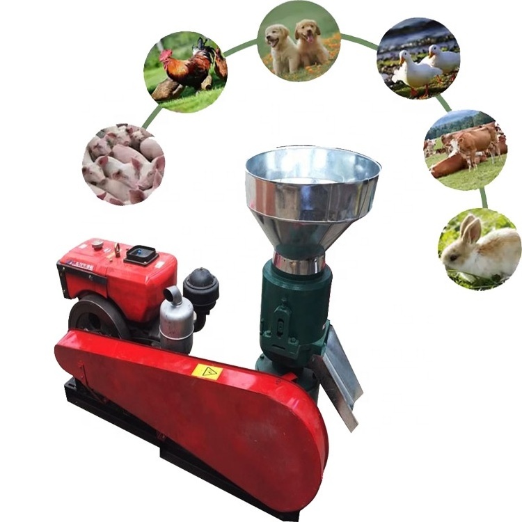 chicken manure pellet machine crusher and pellet mill animal food crop straw pellet machine