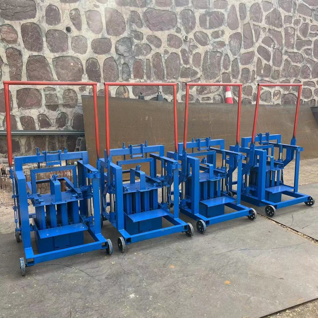 Widely Used Electric Hollow Concrete Cement Block Brick Making Maker Machine Price For Sale In China Ethiopia Zambia Ghana Kenya