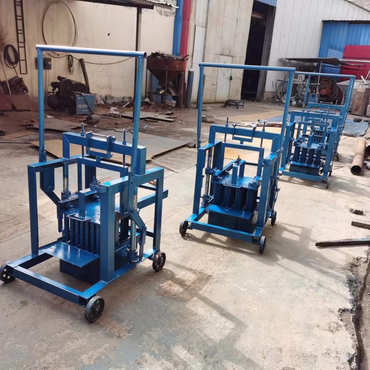 Widely Used Electric Hollow Concrete Cement Block Brick Making Maker Machine Price For Sale In China Ethiopia Zambia Ghana Kenya