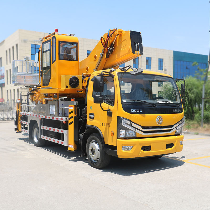 35M Hydraulic Truck Mounted Aerial Telescopic Access Ladders Bucket Truck Boom Lift Aerial Manlift Work Platform Truck