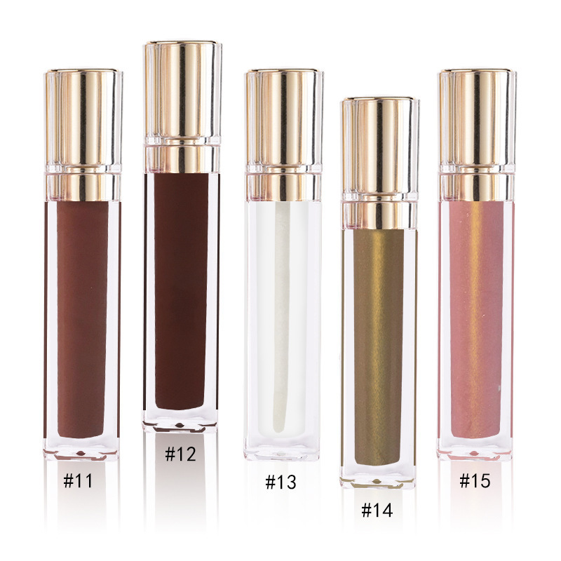 Hot Selling Metallic Matte Liquid Lipstick Shiny Lipgloss cosmetic lip gloss with your own brand