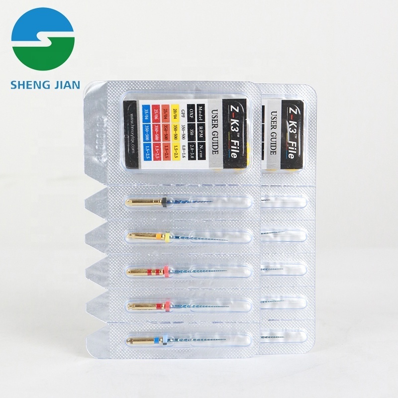 SHENGJIAN Endodontic Rotary Files Dental Materials Machine Use Files