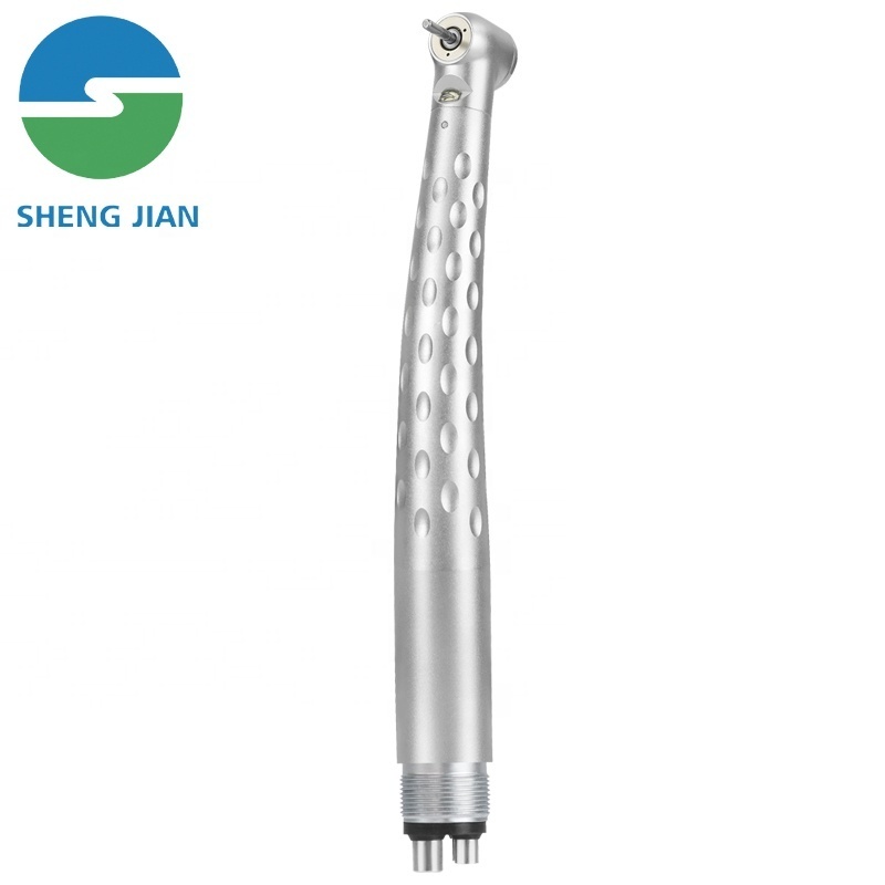 LXG53 SJ Dent High Speed Handpiece Self-powered LED Air Turbine Drills Ceramic Bearing Standard Head 4Hole Dental Supplies