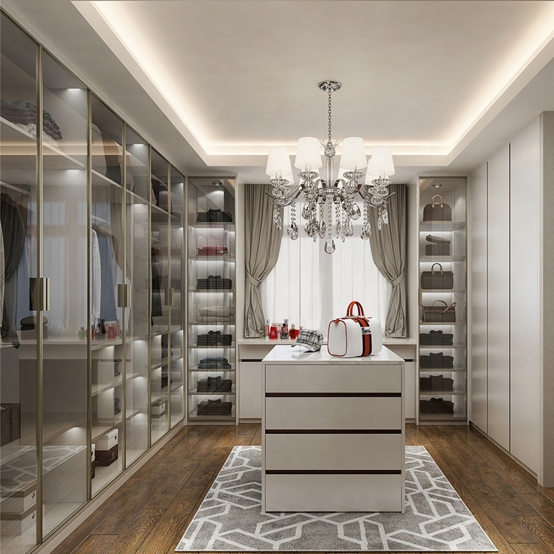 2024 modern walk in closet wardrobe para habitacion custom systems design wood bedroom cupboards