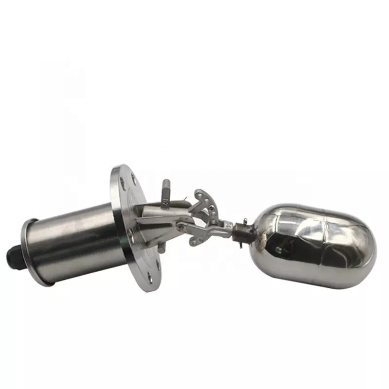 Stainless Steel Horizontal Installation Liquid High Temperature Float water tank level sensor Switch