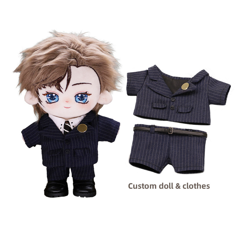 New Fashion Lovely Stand Up Custom Small Plush Dolls Custom Korean Star Doll Kpop Plush Idol Doll