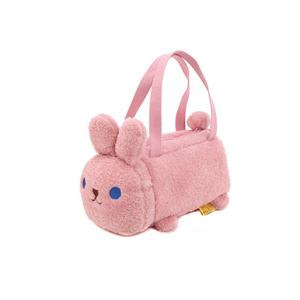 Korean Fashion Cute Rabbit Plush Lady Handbags Women Shoulder Bags Toy Handbag