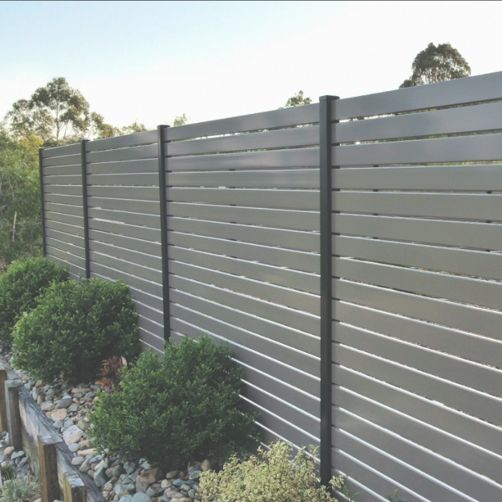 Customized Aluminum Garden Fence Post With Spacers Decorative Aluminum Batten Casting For The Fence