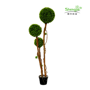 Garden Landscaping Decor Durable Artificial Topiary Trees Artificial Green Plants Artificial Plant Green Boxwood Topiary Ball