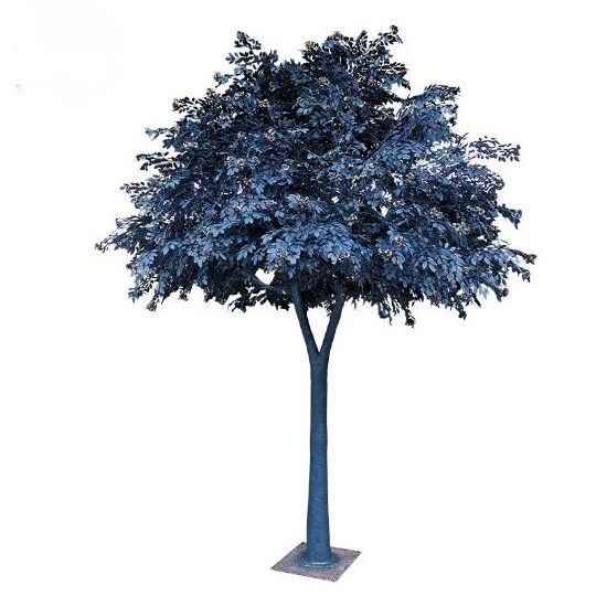 Wholesale Large indoor and outdoor Tree Decoration  Artificial Blue Banyan Tree Factory Landscape Fiberglass large ficus trees