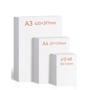 200G A3 A4 size quality inkjet high glossy photo paper A4 for inkjet printers printing