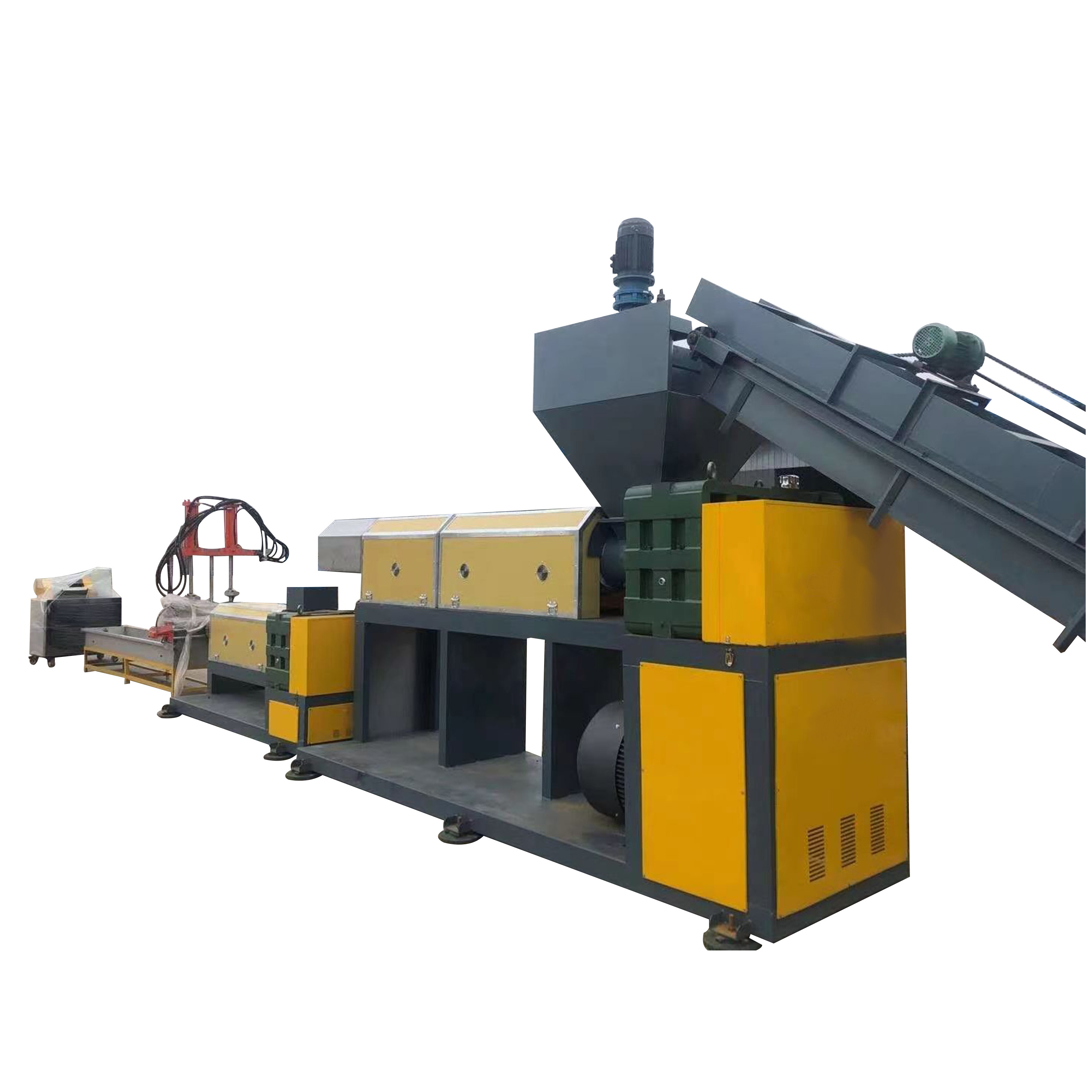 PP PE Granulator machine Plastic recycle granulator extruder HDPE PP waste granulating machine