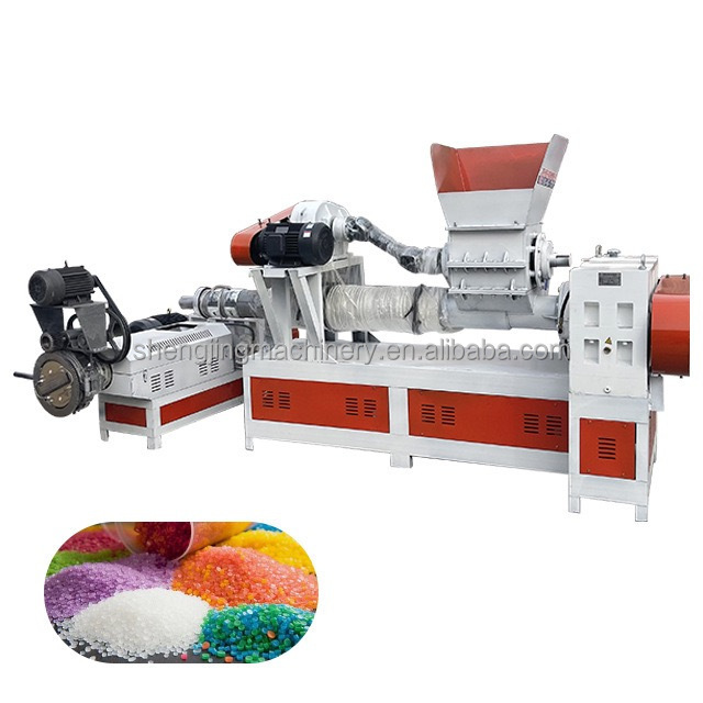 PP PE Granulator machine Plastic recycle granulator extruder HDPE PP waste granulating machine