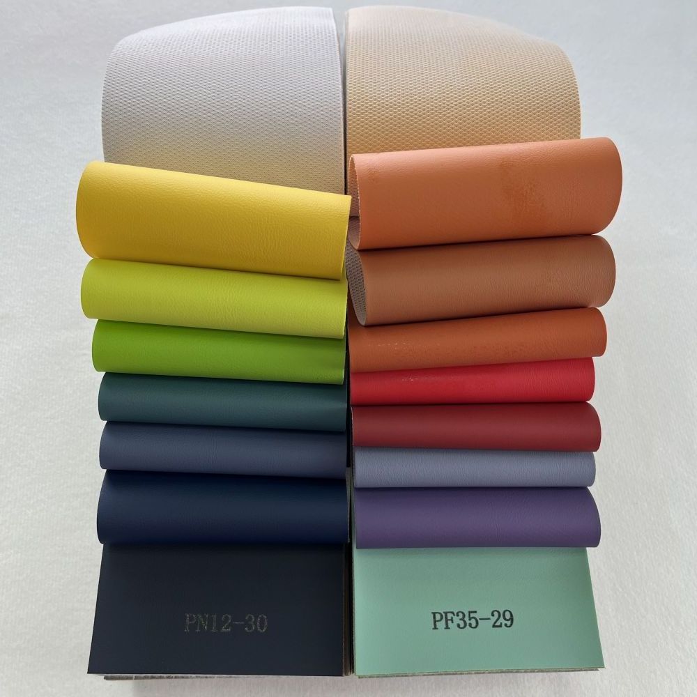 Factory Price per Meter Synthetic Smooth PVC Fake Leather for Automotive Interior