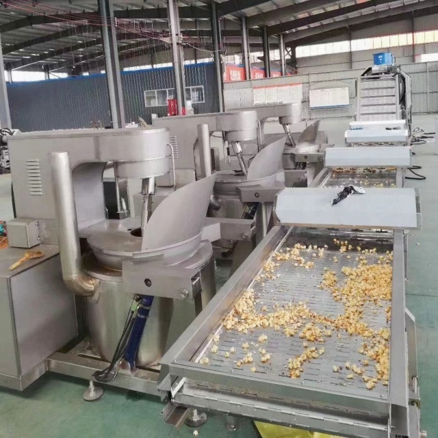 Factory Price High Productivity Industrial Caramel Popcorn Machine/Mushroom Popcorn Kernels Making Machine