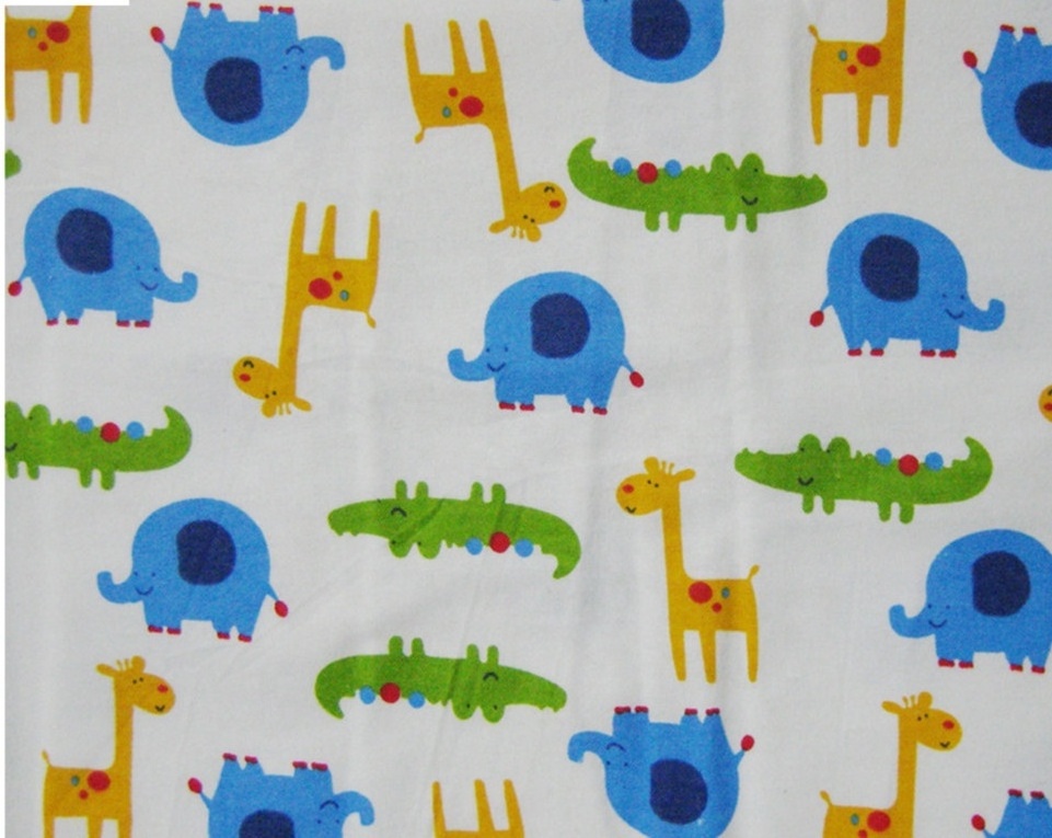 2022 Factory Direct Selling 100cotton fabric telas strech de algodon giraffe print fabric for children t shirt