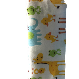 fabric mills 100% cotton Printed giraffe Flannel Fleece Fabric for Thick Winter Clothing and Blanket