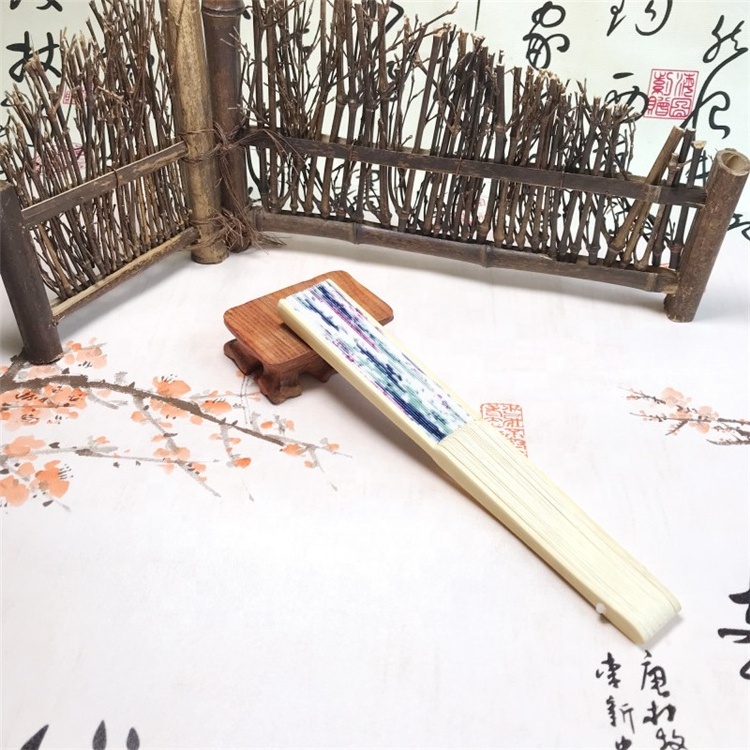 Professional Custom Logo Cheap Chinese Bamboo Hand Fan