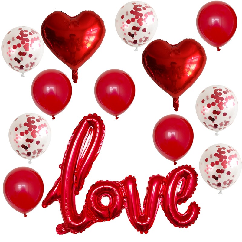 hot selling 2023 wholesale promotional product happy valentines mothers day gift 2023 party wedding balloons set decorations