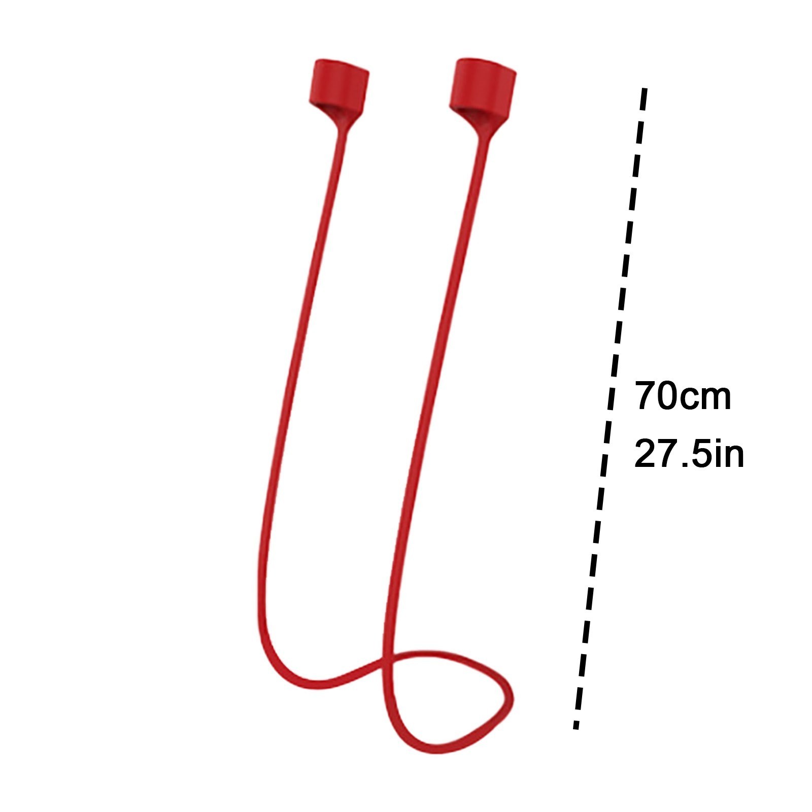 Anti-lost Sports Neck Rope Magnetic Strap Silicone Leash Earphone earbud String Lanyard Holder