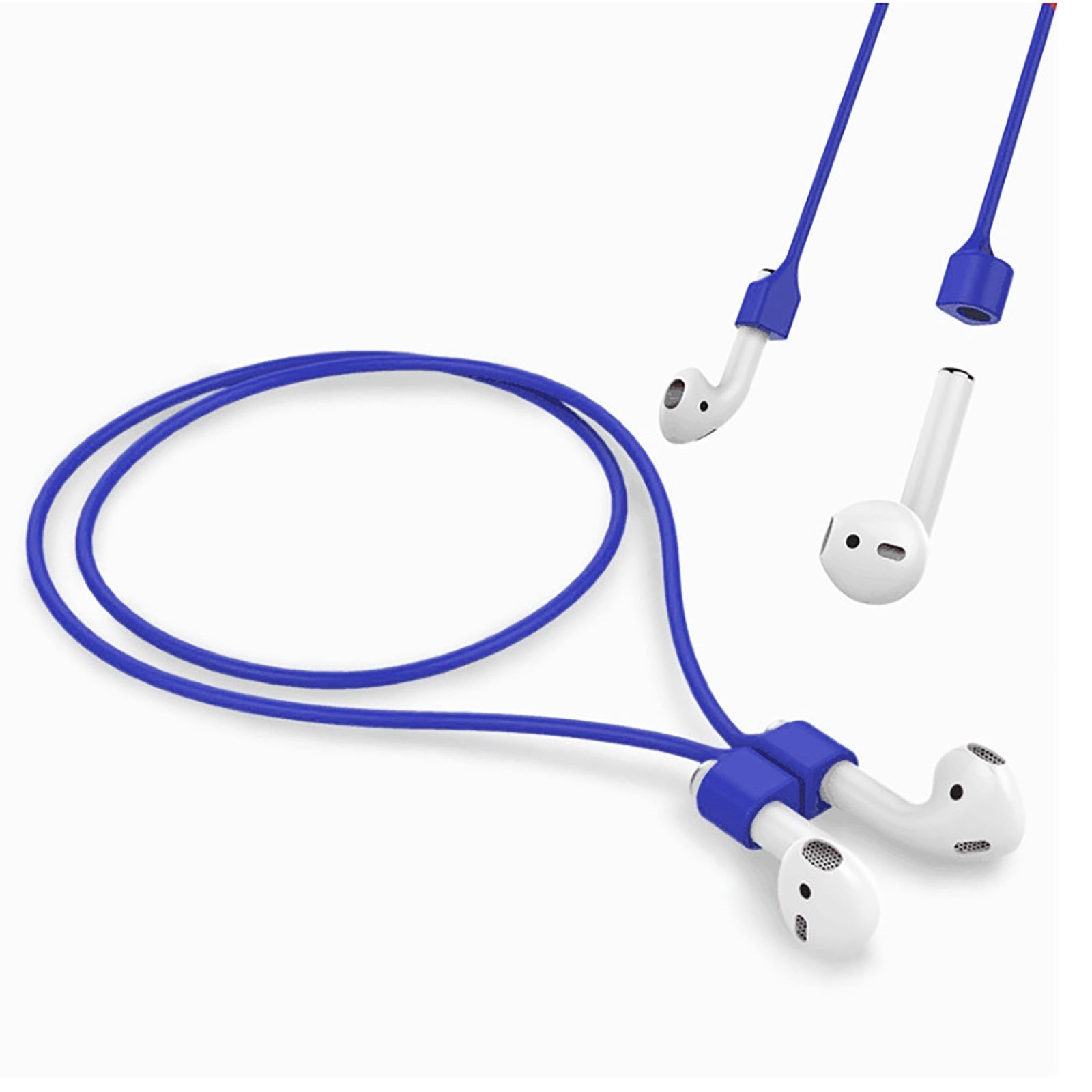 Anti-lost Sports Neck Rope Magnetic Strap Silicone Leash Earphone earbud String Lanyard Holder