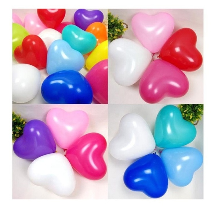 free sample factory wholesale heart shape latex balloons hot air transparent balloon  wheel supplier in bulk