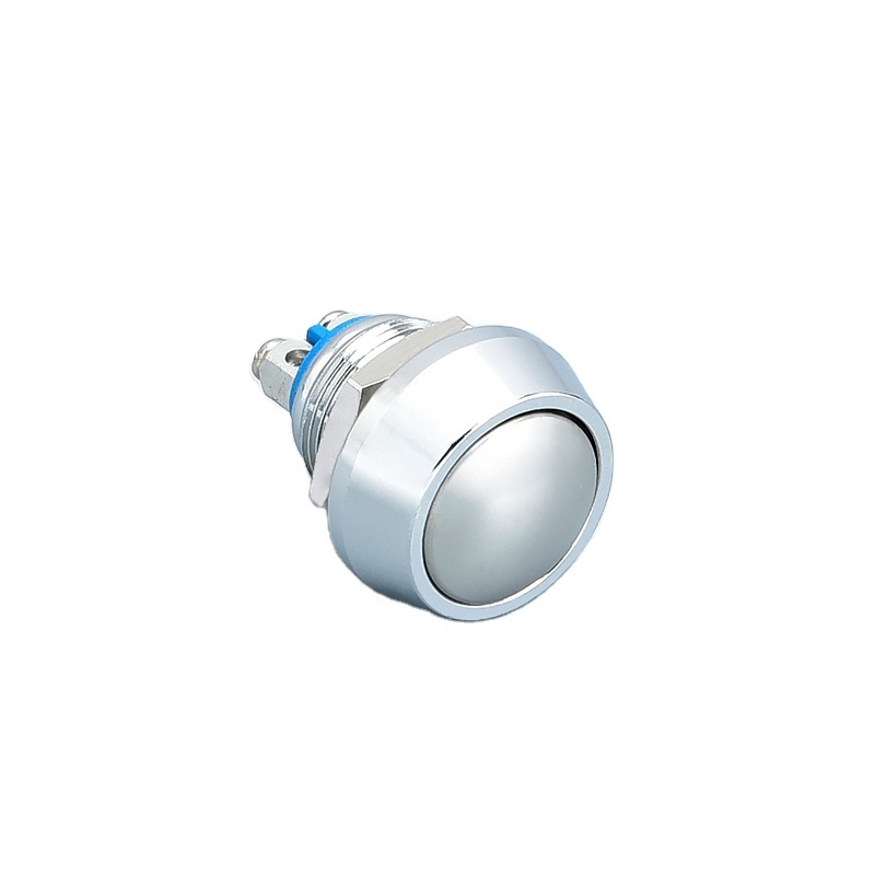 SHENGLEI 12mm 2 Pins mini 36V 2A ball shape head momentary waterproof IP65 metal push button switch