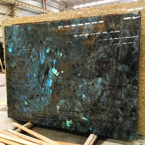 Wholesales Price Natural Stone High Quality Luxury Blue Labradorite Granite Slab for Table Top