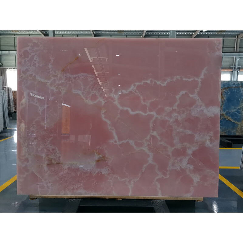 SL Beautiful And Luxury Pink Onyx For Home Decoration Onyx Stone Marble Slab Tiles