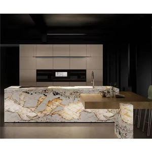 SL Prefab Granite Backlit Kitchen Countertop Brazilian Patagonia Granite Countertops