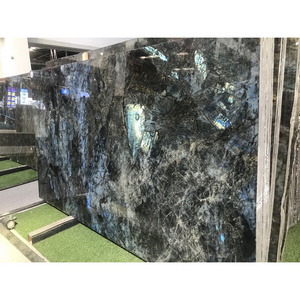 Wholesale Madagascar Blue River Marble Labradorite Granite Slabs for Kitchen Top Bar top