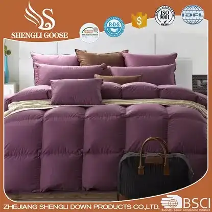 China Manufacturer Hot Selling Quilt Bedding Set Soft Skin-Friendly Purple Quilt Bedding Set king Size