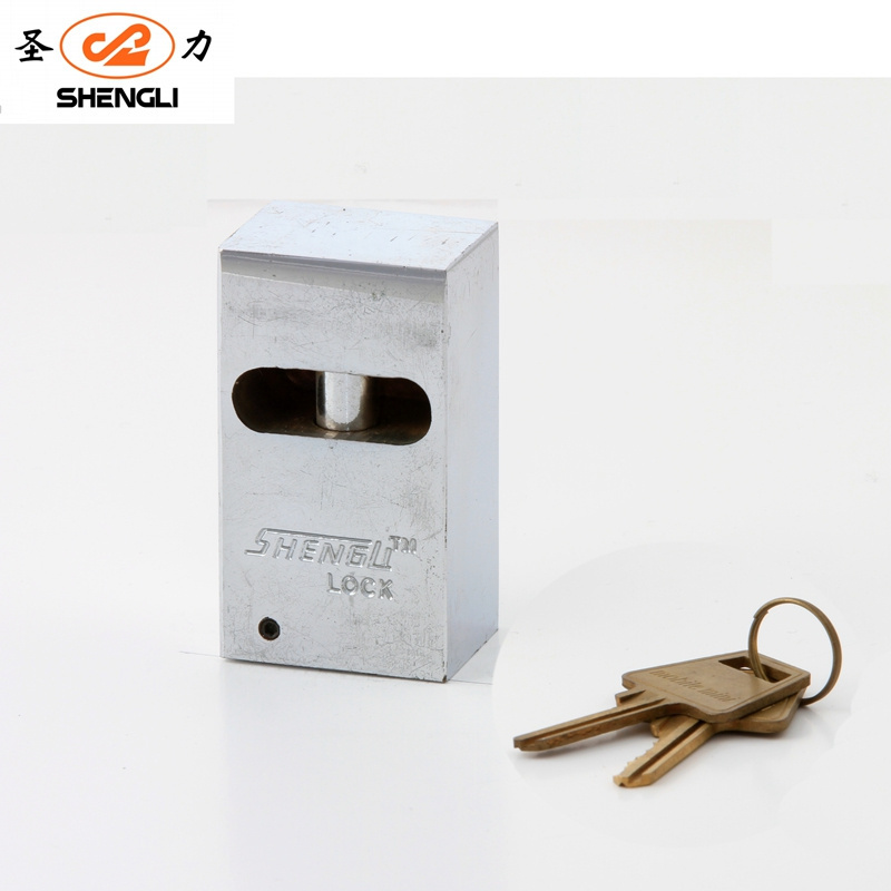 HARDENED SOLID STEEL ANTI-THEFT PADLOCK WITH LINK CHAIN