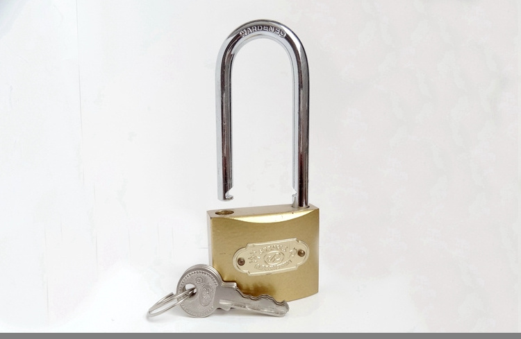 Top Security	Custom Lock hot selling Popular Against rust  Long beam   iron padlock