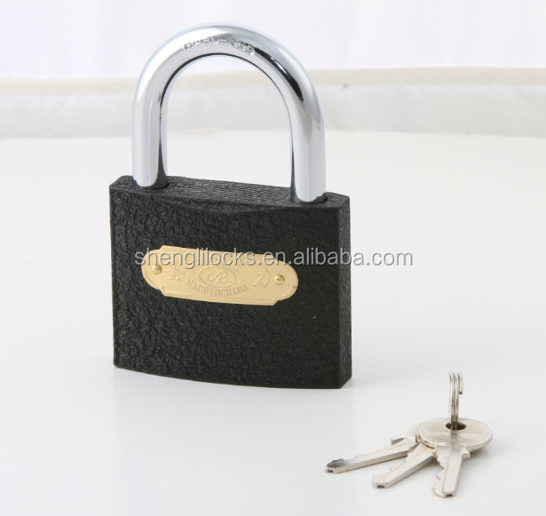 Cast Mid-heavy Duty Grey iron padlock grey iron padlock locker padlock