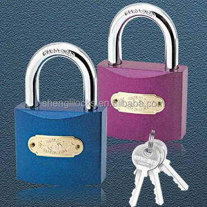 Factory price high security color sprayed painted padlock