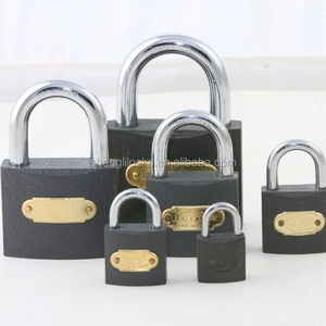 GREY IRON PADLOCK OF CIRCLE WITH HEAVY DUTY