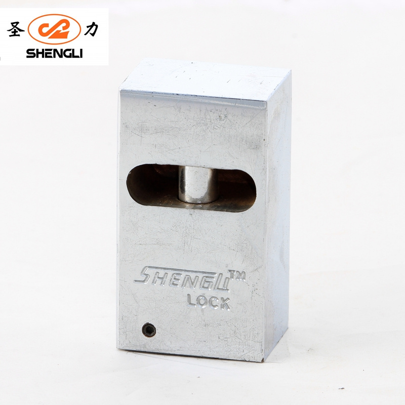 HARDENED SOLID STEEL ANTI-THEFT PADLOCK WITH LINK CHAIN