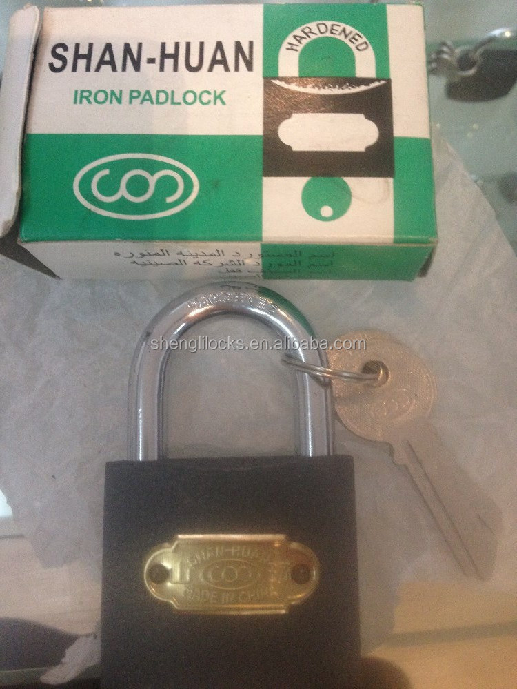 GREY IRON PADLOCK OF CIRCLE WITH HEAVY DUTY