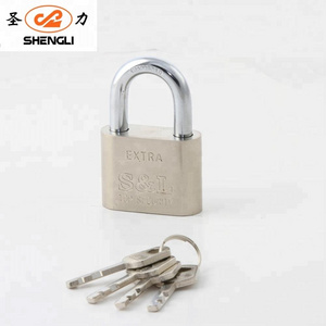 Top Security 40mm Iron Pad Locks Square Circle Brass Copper Uncuttable Vane Disc Key Padlocks