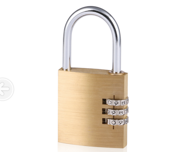 Cheap and Popular SHENGLI  Factory Wholesale Arc Shape Brass Combination Padlock