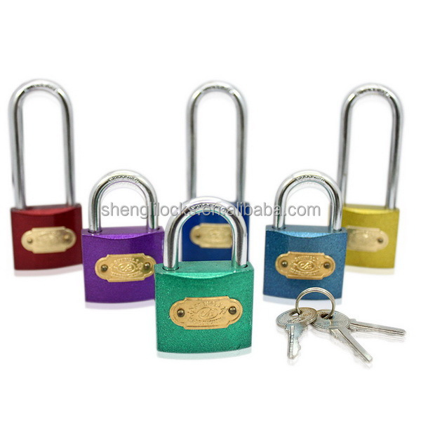 Factory price high security color sprayed painted padlock