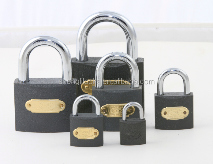 Cast Mid-heavy Duty Grey iron padlock grey iron padlock locker padlock