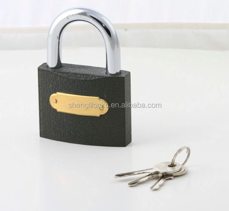 GREY IRON PADLOCK OF CIRCLE WITH HEAVY DUTY