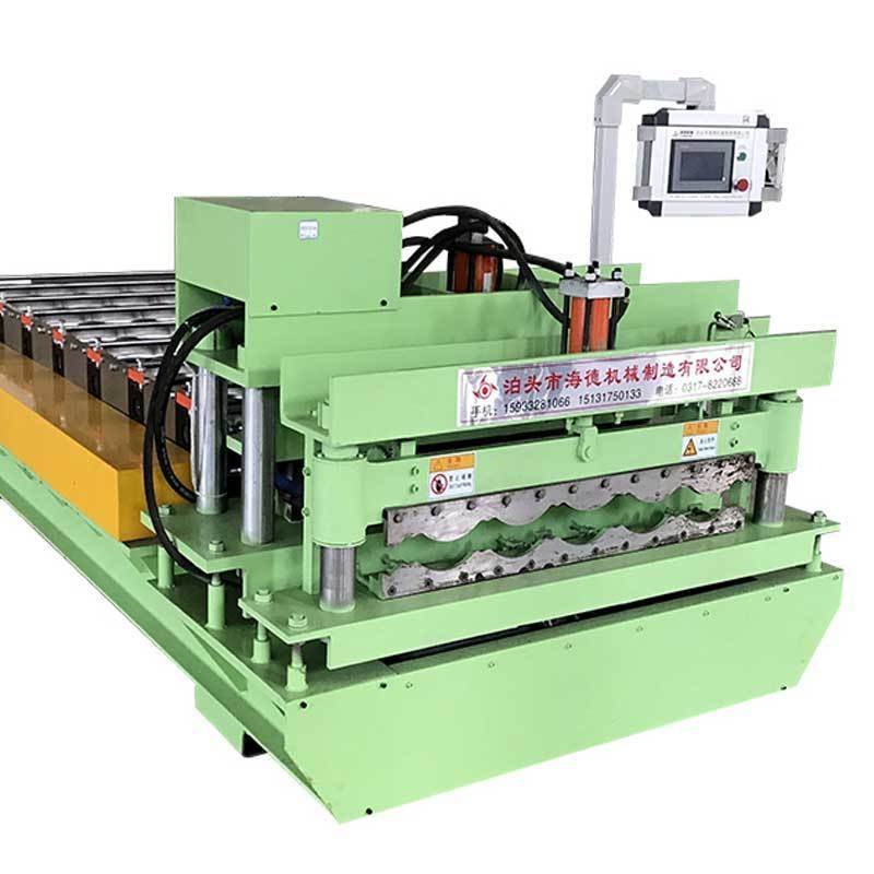 HaiDe High Quality Best Seller Roofing Sheet Making Machine glazed tile roll forming machine for building material machinery