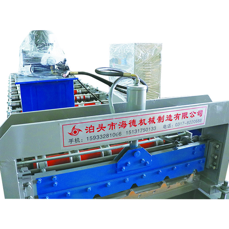 HAIDE New Arrivals fully automatic drip edge roll forming machine self lock roofing sheet making machine