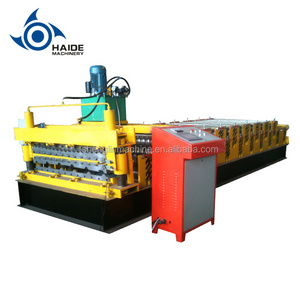 HD Full Automatic Roof Sheet Glazed Tiles Roll Forming Machine manual roofing tile roll forming machine