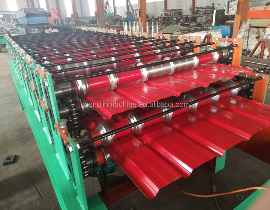 HD Full Automatic Roof Sheet Glazed Tiles Roll Forming Machine manual roofing tile roll forming machine