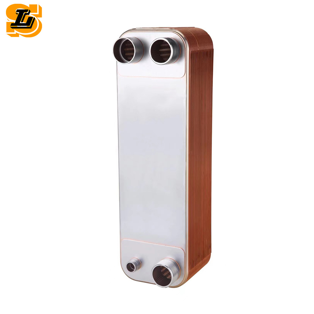 Shanghai Shenglin Stainless Steel Phe Copper Beer To Water Brazed Plate Heat Exchanger