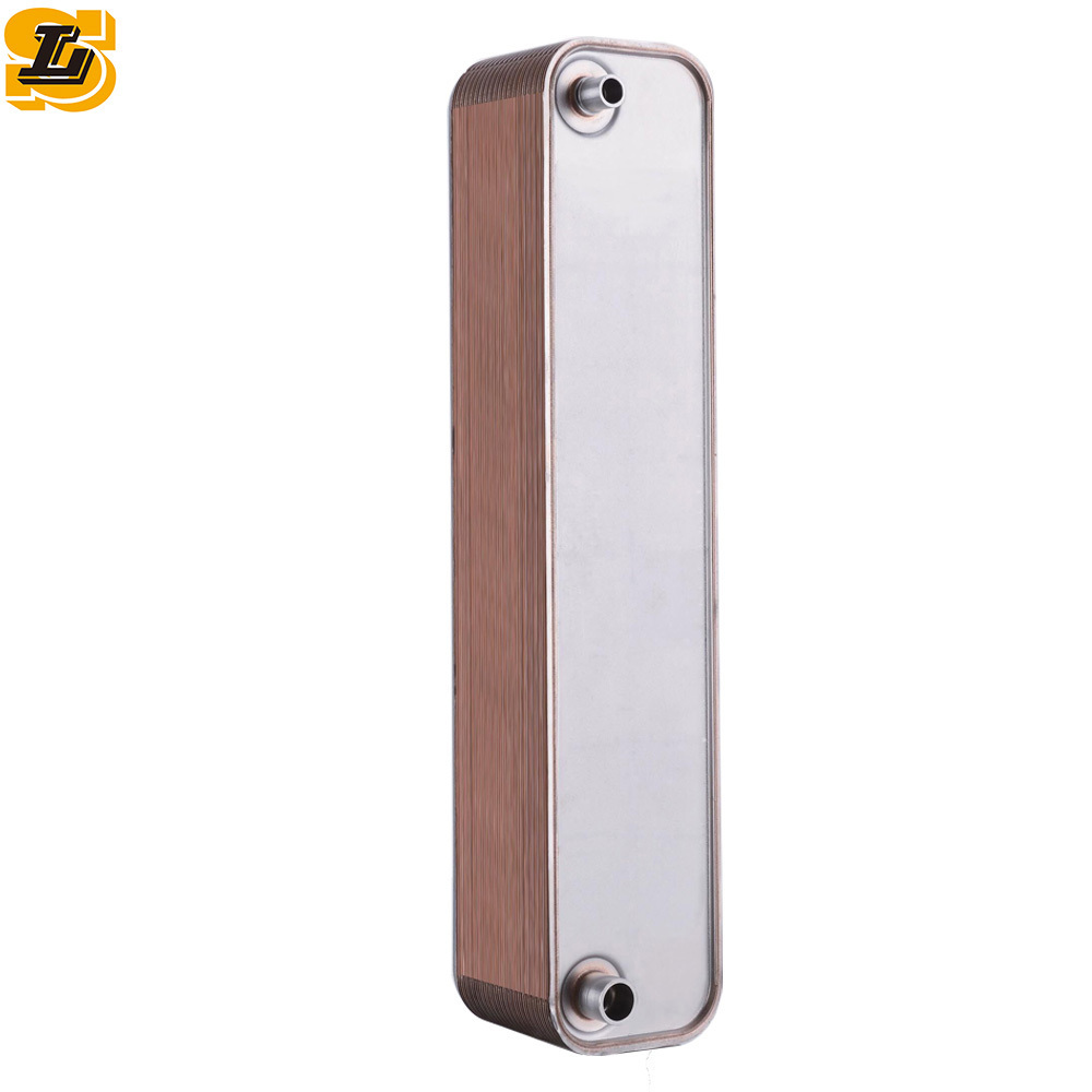 Shanghai Shenglin Stainless Steel Phe Copper Beer To Water Brazed Plate Heat Exchanger